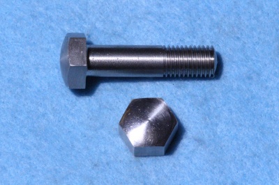 04) 3/8 Domed Bolt x 1-1/2'' Stainless Hex Steel BSF HB38112D