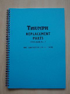 2) Triumph T120 6T TR6 Unit Parts Manual No3 1964 - TP03