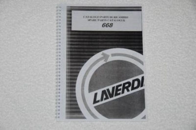 Laverda Zane 668 Parts Manual - P668
