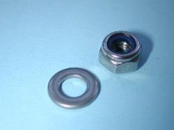 Laverda Silencer Mounting Nuts + Washers Stainless 30530123-1