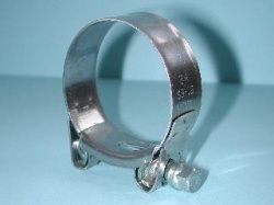 Exhaust Pipe Clamp Stainless 51mm to 55mm EX5155 A49