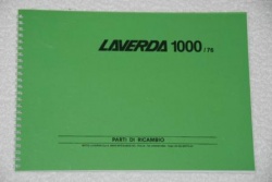 Laverda 3C Post 76 Parts Manual - P1000-76