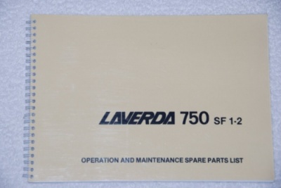 Laverda 750 SF1-2 Workshop Manual - 94000021