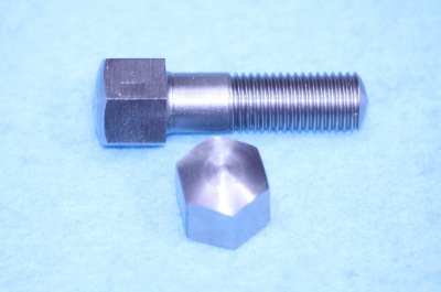 04) 5/16'' x 1-1/4'' Cycle (CEI) Bolt 0.445'' A/F Stainless Steel Domed - HC516114DS