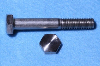 12) M10 75mm Stainless Hex Head Bolt HM1075 - N70