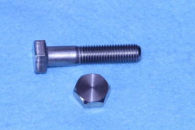 05) 5/16 Stainless Hex UNF Bolt x 1-1/2'' Steel HUF516112