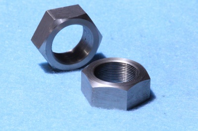 99c) 7/8 Stainless Cycle Nut Full 20 tpi NCF78020 - Q56
