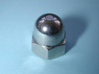 03) 1/4 UNF Domed Nut Stainless 28 tpi - NUFD14028 - S28