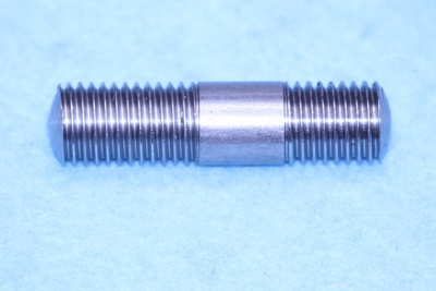 02) 3/8'' x 1-3/8'' BSF Stainless Steel Stud 20tpi - STBB380138