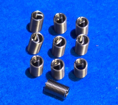 10) 1/4 BSF Helicoil  Type Thread Repair Insert 26 tpi 3D in length (pack of 10)  IBSF014026 - 3D