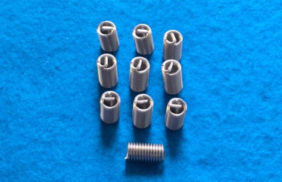30) 1/4 UNC Helicoil  Type Thread Repair Insert 20 tpi 3D in length (pack of 10)  IUNC014020 - 3D