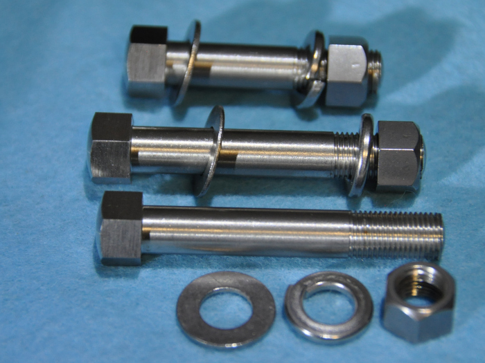 Triumph Fork Pinch Bolt set Stainless H941set motalia.co.uk