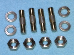 002) BSA A and B Series Sump Plate Stainless Studs etc - 002BA W1-12