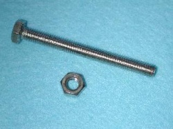 Wheel Adjuster Bolt 6mm and Nut (Rear) Stainless 30490104 - C71