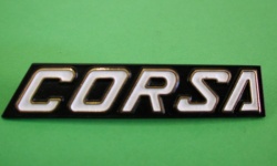 Side Panel Badge ''CORSA'' Metal 61916604 - D27