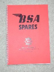 3) BSA Goldstar 500 Parts Catalogue - BSA500