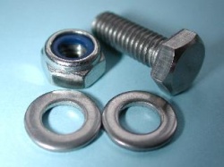 Laverda Seat Tail Tray Bolt and Nut (Stainless) 30232063-2