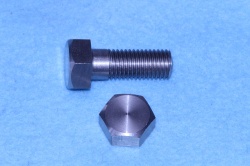 02) 3/8 BSF Stainless Steel Bolt Hex x 1'' HB38100