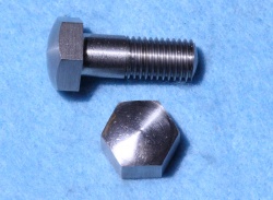 02) 3/8 BSF Stainless Steel Hex Bolt Domed x 1'' HB38100D