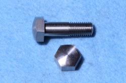 03) 3/8 Domed BSF Hex Stainless Steel Bolt x 1-1/4'' HB38114D