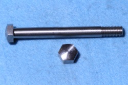 13) 3/8 Steel BSF Hex Bolt x 3-3/4'' Domed Stainless HB38334D