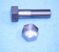 03) 3/8 Cycle (CEI) Bolt Stainless Steel Domed X 1-1/4'' - HC38114D - U14