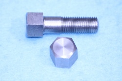 03) 5/16 Cycle (CEI) Bolt 0.445'' A/F Stainless Steel X 1'' - HC516100S