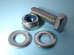 Laverda Horn Fixing Bolt Nut and Washers (Stainless) 30233093