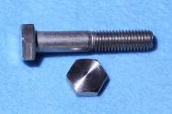 08) M10 55mm Stainless Hex Head Bolt HM1055 - N46