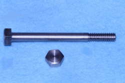11) 1/4 Hex Stainless Bolt Steel Whitworth x 2-3/4'' HW14234