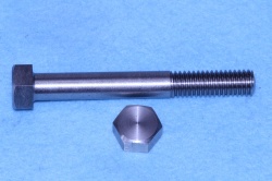 10) 3/8 x 3'' Stainless Hex Steel Bolt Whitworth HW38300