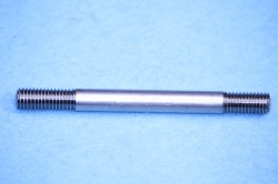 12) 1/4'' x 2-3/4'' 26 tpi Stainless Steel Stud - STBB140234