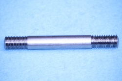 10) 3/8'' x 3'' Unc/Unf Stainless Steel Stud - STCF380300