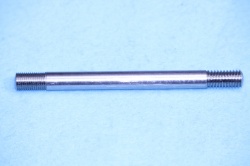 16) 3/8'' x 4-1/2'' Unc/Unf Stainless Steel Stud - STCF380412