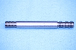 10) 3/8'' x 3-1/2'' Whit/Cycle Stainless Steel Stud - STWC380312