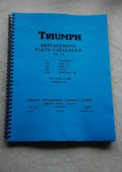 5) Triumph 650 Pre Unit Parts Manual 1958 No15 - TP15