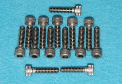 0325 Velocett Timing Cover/Tappet Screws (14) Stainles V0064