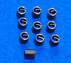 08) 1/4 BSF Helicoil  Type Thread Repair Insert 26 tpi 2D in length (pack of 10)  IBSF014026 - 2D